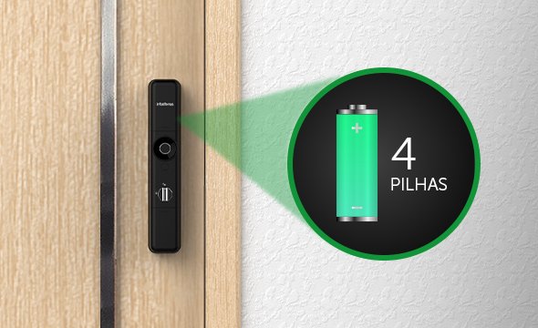 Fechadura digital de embutir sem maçaneta FR 701 | Intelbras